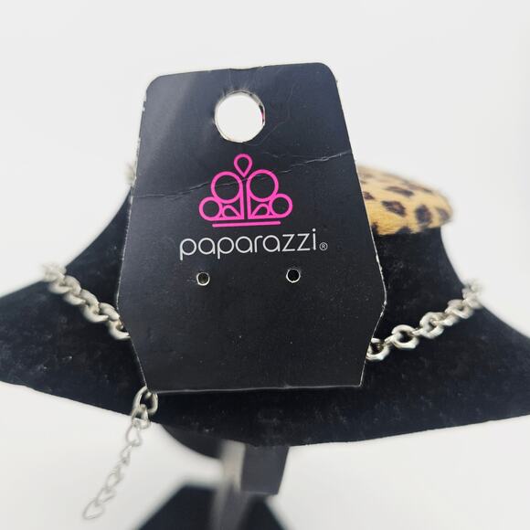 White Cracklestone Silver Tone Statement Chuncky Necklace and Earrings Native - Picture 3 of 6